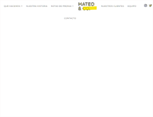 Tablet Screenshot of mateoandco.es